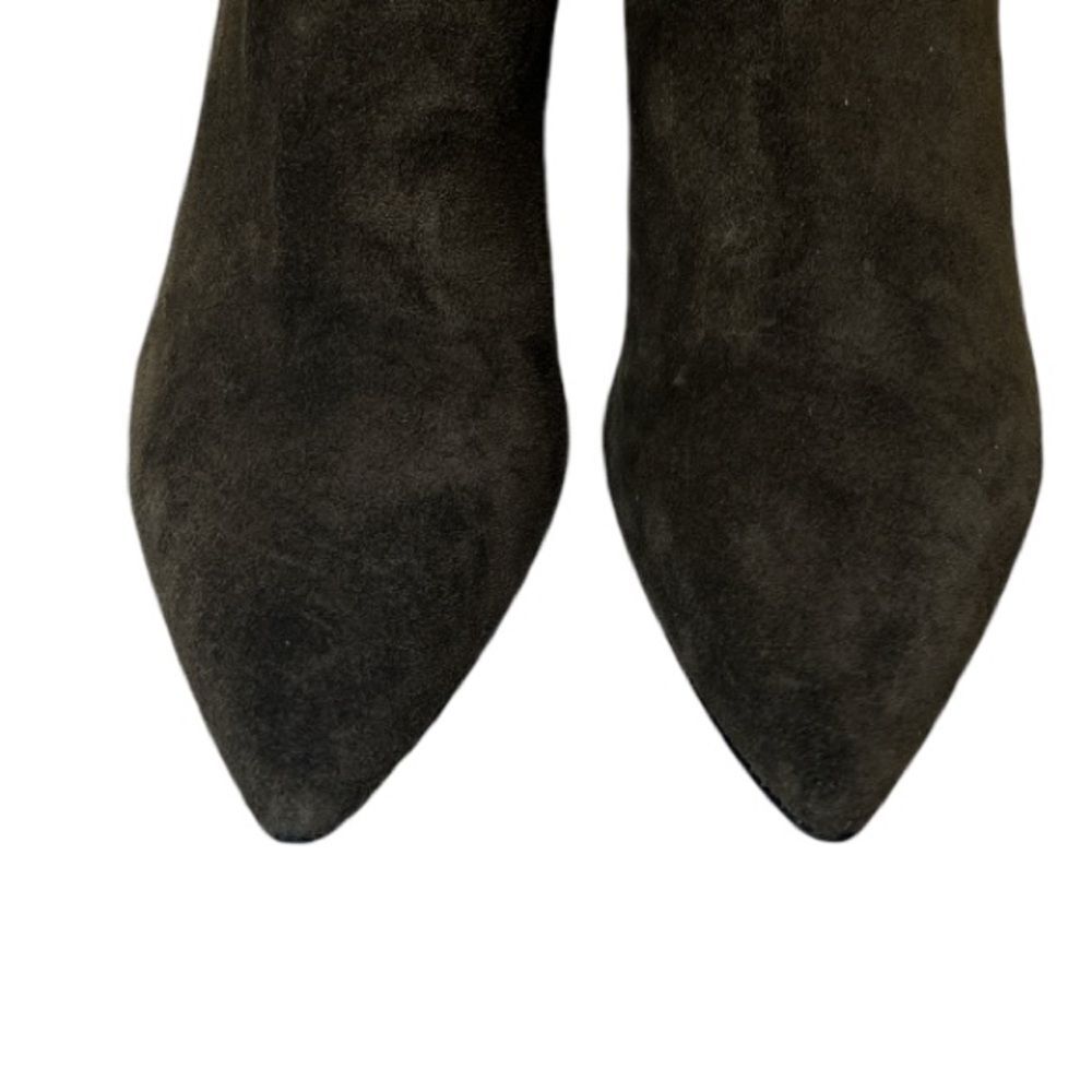 VERONICA BEARD Military Roxie Suede Boot in Brown - Picture 4 of 11